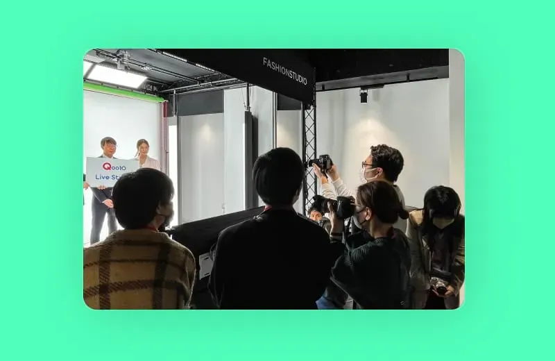 Qoo10 JAPAN Live Studio impulsado por Orbitvu!