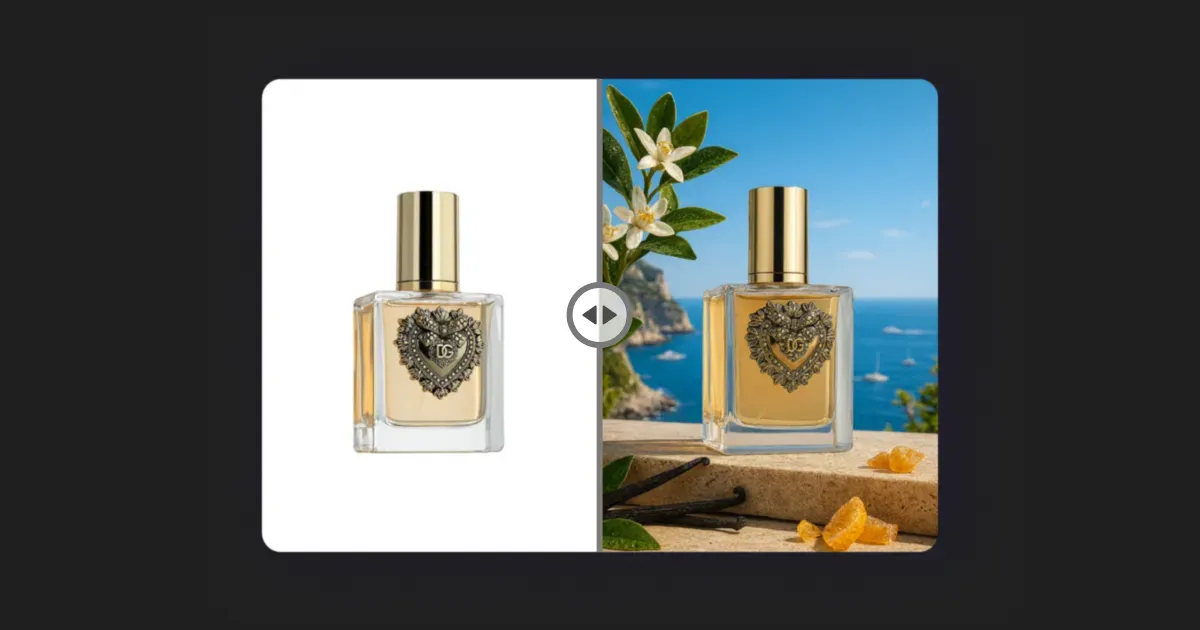 Estado de la tecnología de IA generativa para la fotografía de producto: crear fotos lifestyle de perfumes con IA