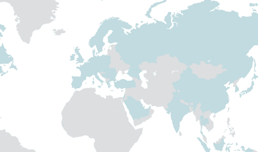 Europe partner coverage map