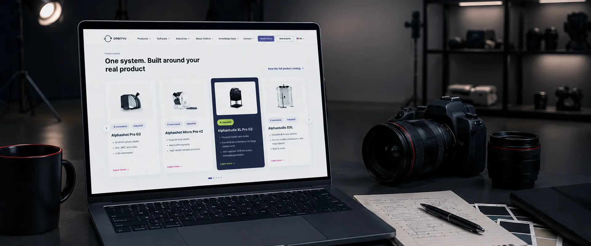 Sistema de fotografía de productos guía del comprador.