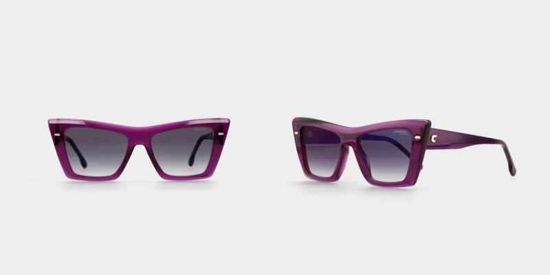 dos fotos de unas gafas de sol