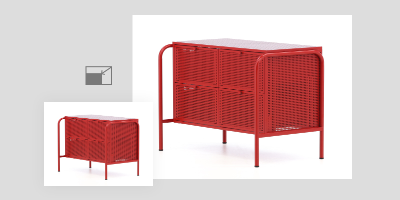 Cambio de tamaño y compresión de fotos de muebles