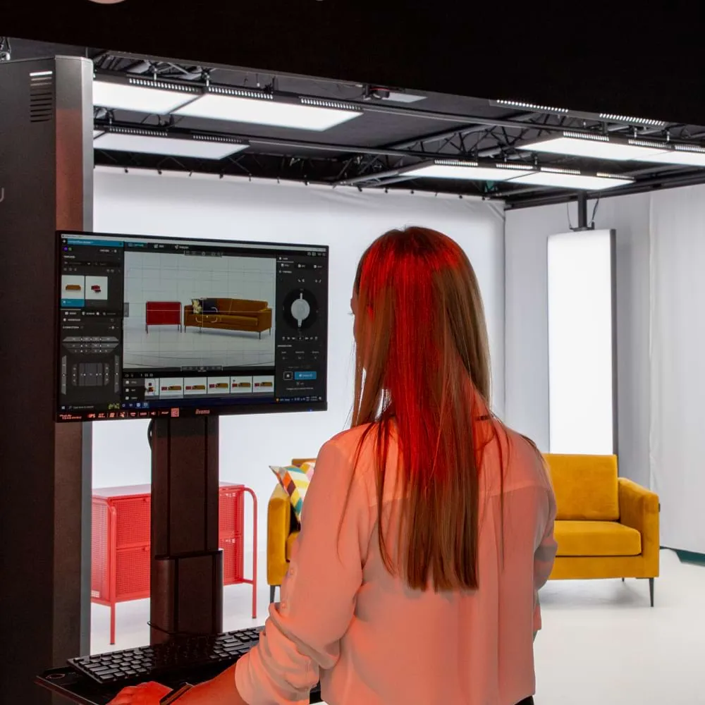 Iluminación potente en Furniture Studio