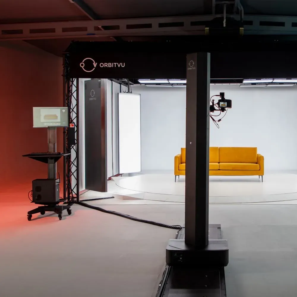 Configuración automatizada de fotografía Furniture Studio